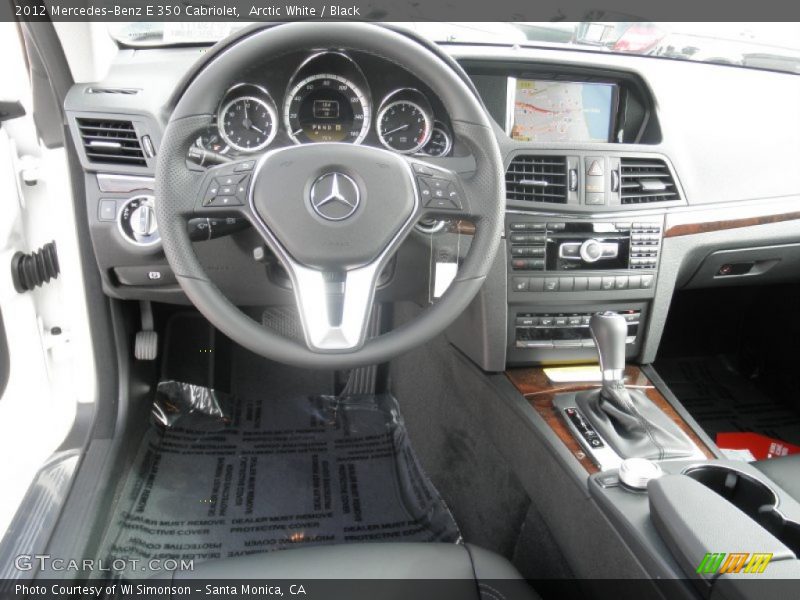 Dashboard of 2012 E 350 Cabriolet