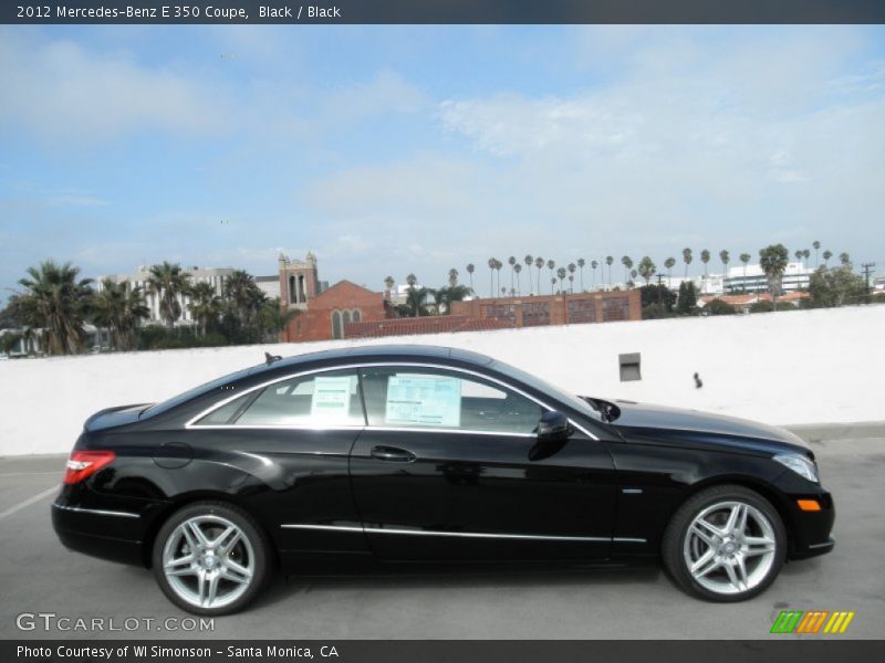  2012 E 350 Coupe Black
