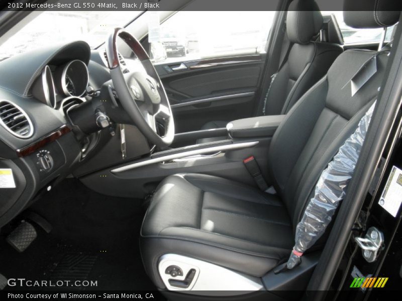  2012 GL 550 4Matic Black Interior