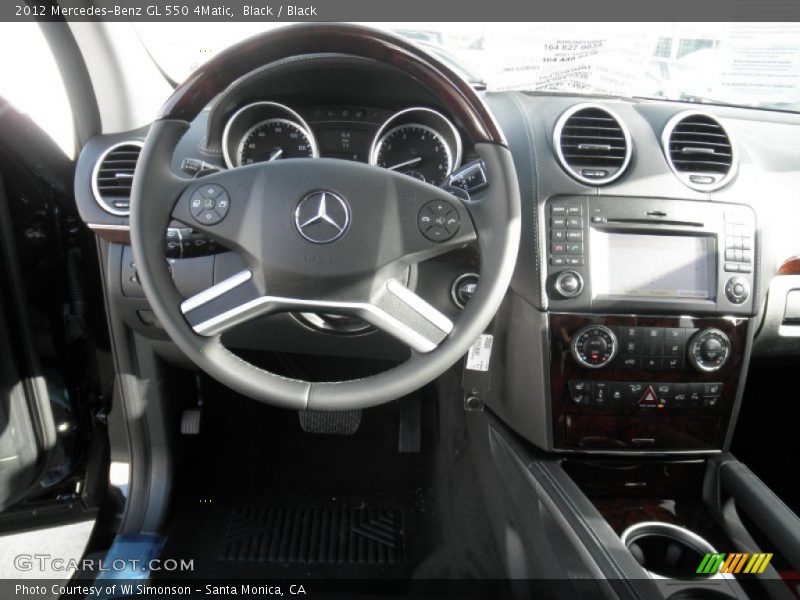 Black / Black 2012 Mercedes-Benz GL 550 4Matic