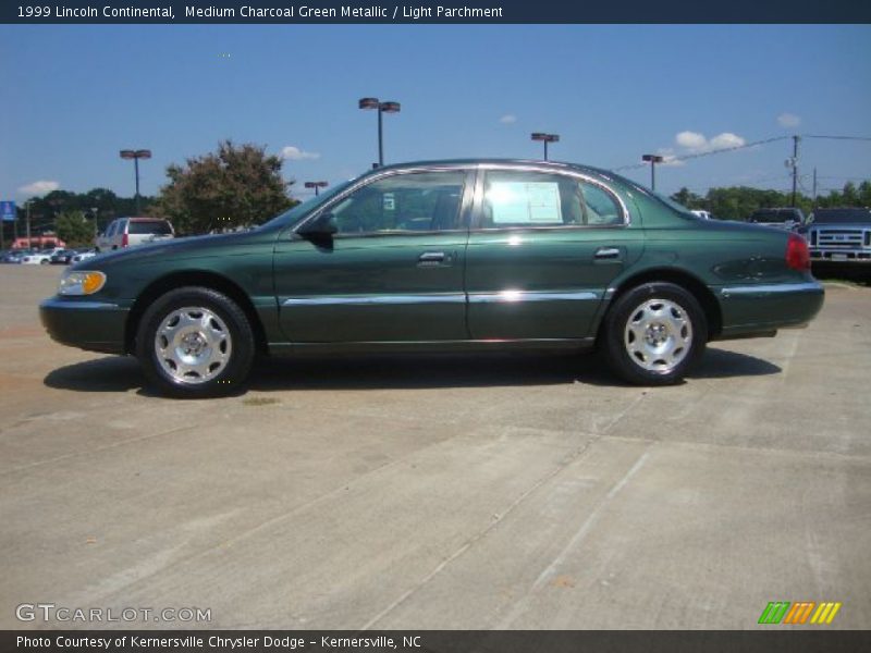 Medium Charcoal Green Metallic / Light Parchment 1999 Lincoln Continental