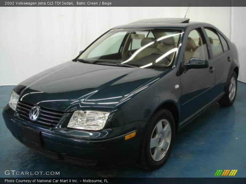 Baltic Green / Beige 2002 Volkswagen Jetta GLS TDI Sedan