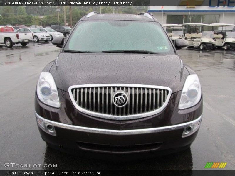 Dark Crimson Metallic / Ebony Black/Ebony 2009 Buick Enclave CXL AWD