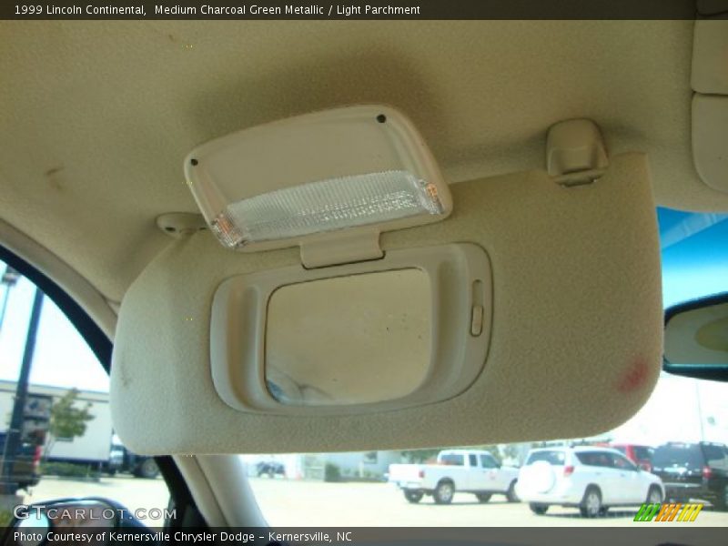 Medium Charcoal Green Metallic / Light Parchment 1999 Lincoln Continental