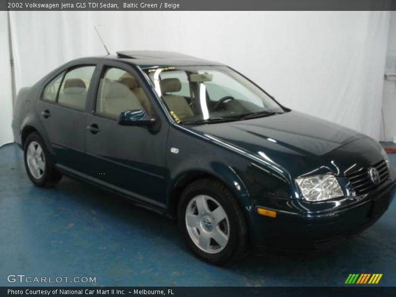 Baltic Green / Beige 2002 Volkswagen Jetta GLS TDI Sedan