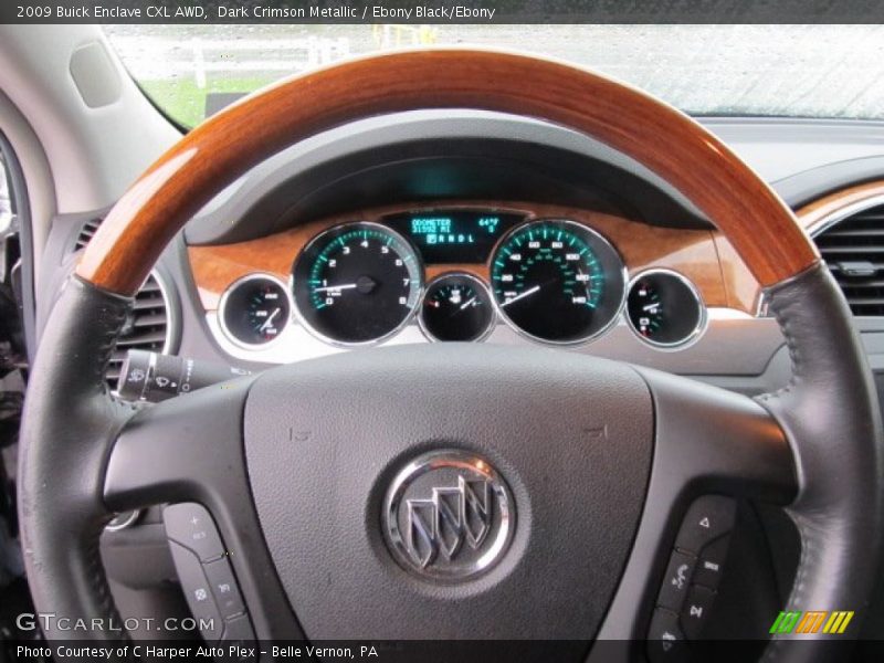 Dark Crimson Metallic / Ebony Black/Ebony 2009 Buick Enclave CXL AWD