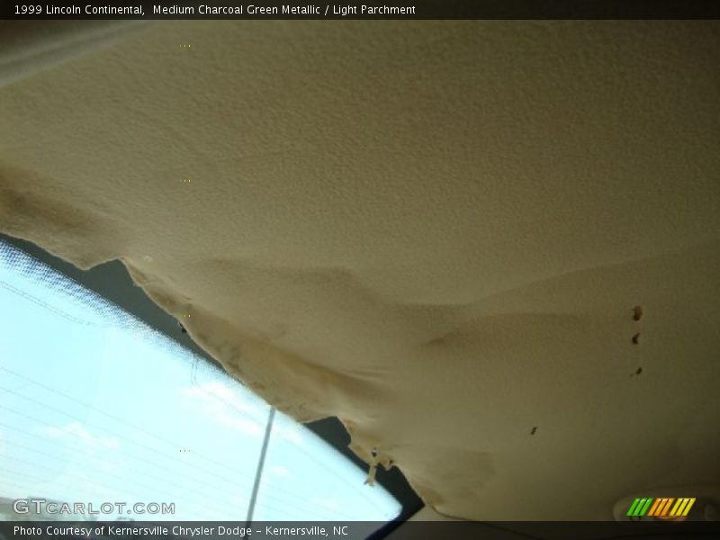 Medium Charcoal Green Metallic / Light Parchment 1999 Lincoln Continental