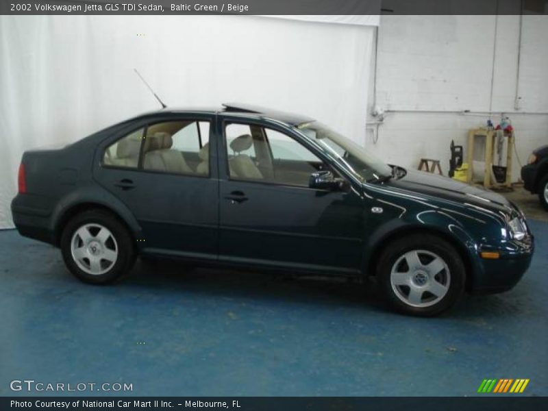 Baltic Green / Beige 2002 Volkswagen Jetta GLS TDI Sedan