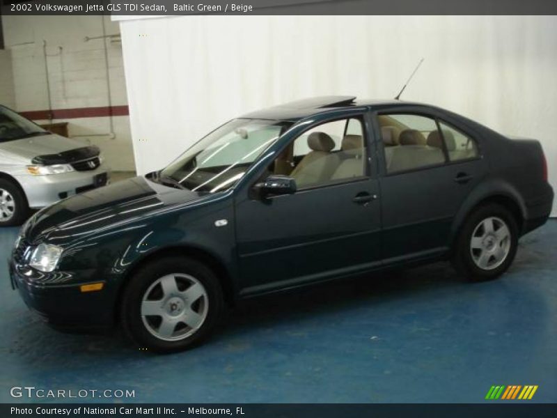 Baltic Green / Beige 2002 Volkswagen Jetta GLS TDI Sedan