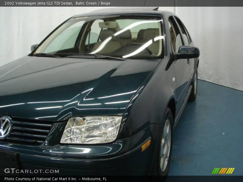 Baltic Green / Beige 2002 Volkswagen Jetta GLS TDI Sedan