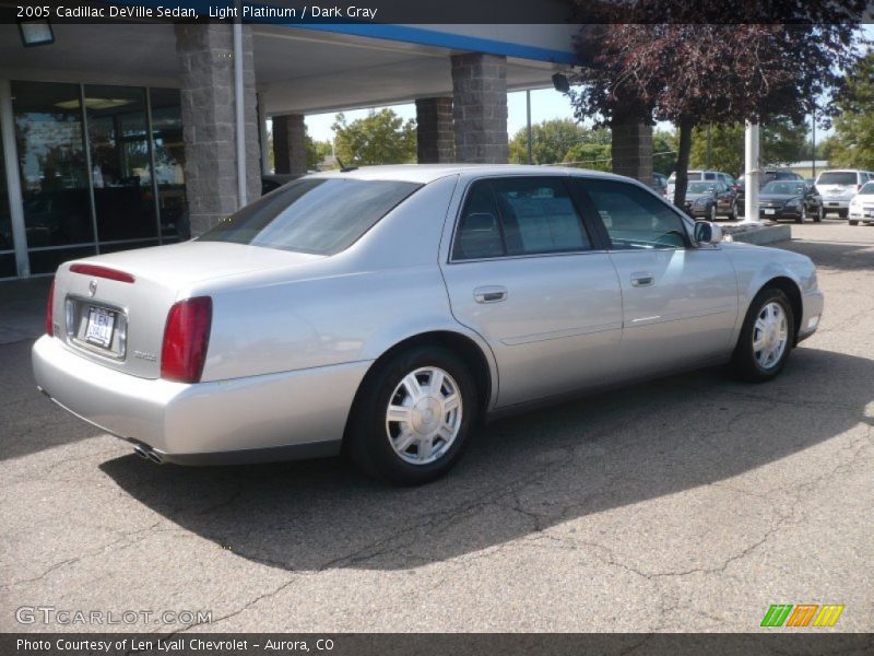 Light Platinum / Dark Gray 2005 Cadillac DeVille Sedan