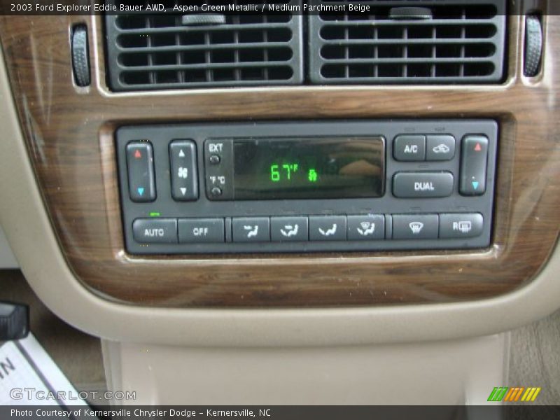 Controls of 2003 Explorer Eddie Bauer AWD