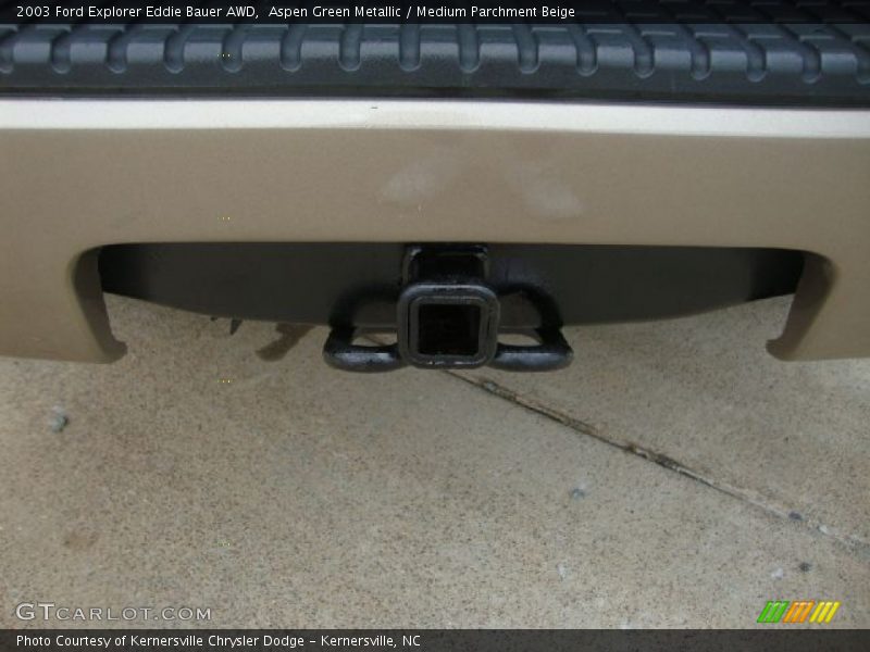 Aspen Green Metallic / Medium Parchment Beige 2003 Ford Explorer Eddie Bauer AWD