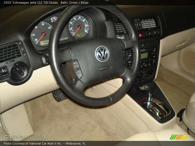 Baltic Green / Beige 2002 Volkswagen Jetta GLS TDI Sedan