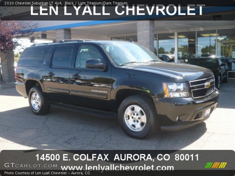 Black / Light Titanium/Dark Titanium 2010 Chevrolet Suburban LT 4x4