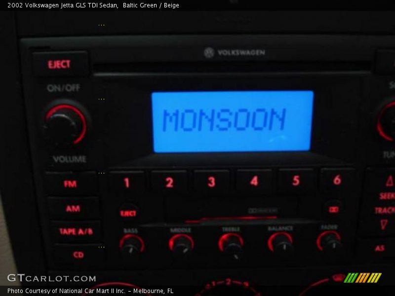 Baltic Green / Beige 2002 Volkswagen Jetta GLS TDI Sedan