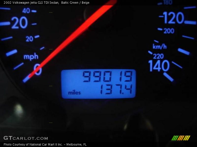 Baltic Green / Beige 2002 Volkswagen Jetta GLS TDI Sedan