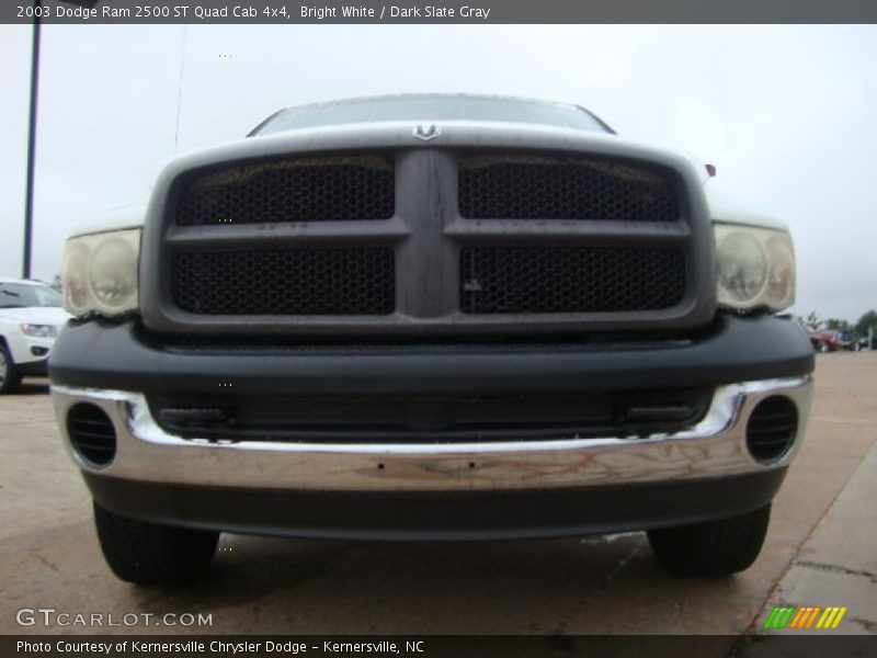 Bright White / Dark Slate Gray 2003 Dodge Ram 2500 ST Quad Cab 4x4