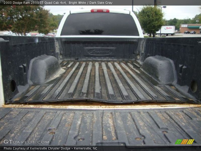 Bright White / Dark Slate Gray 2003 Dodge Ram 2500 ST Quad Cab 4x4