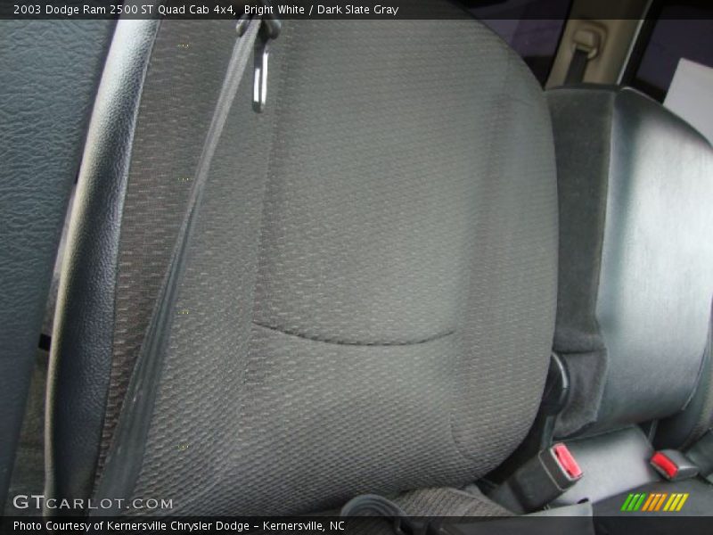 Bright White / Dark Slate Gray 2003 Dodge Ram 2500 ST Quad Cab 4x4