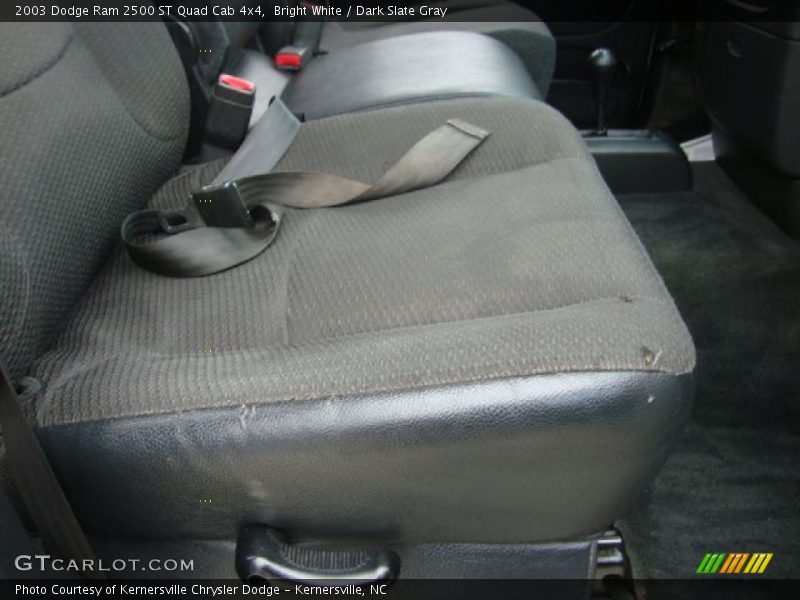 Bright White / Dark Slate Gray 2003 Dodge Ram 2500 ST Quad Cab 4x4