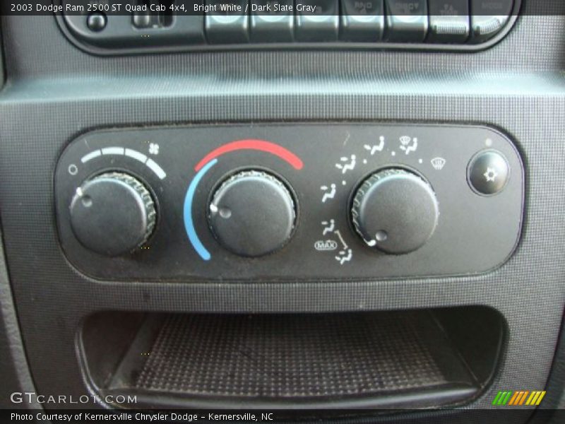 Bright White / Dark Slate Gray 2003 Dodge Ram 2500 ST Quad Cab 4x4