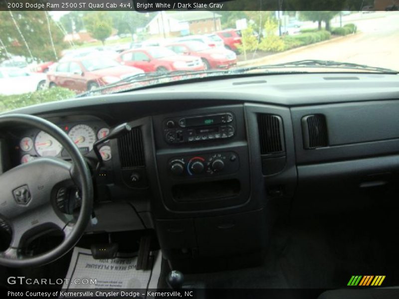 Bright White / Dark Slate Gray 2003 Dodge Ram 2500 ST Quad Cab 4x4