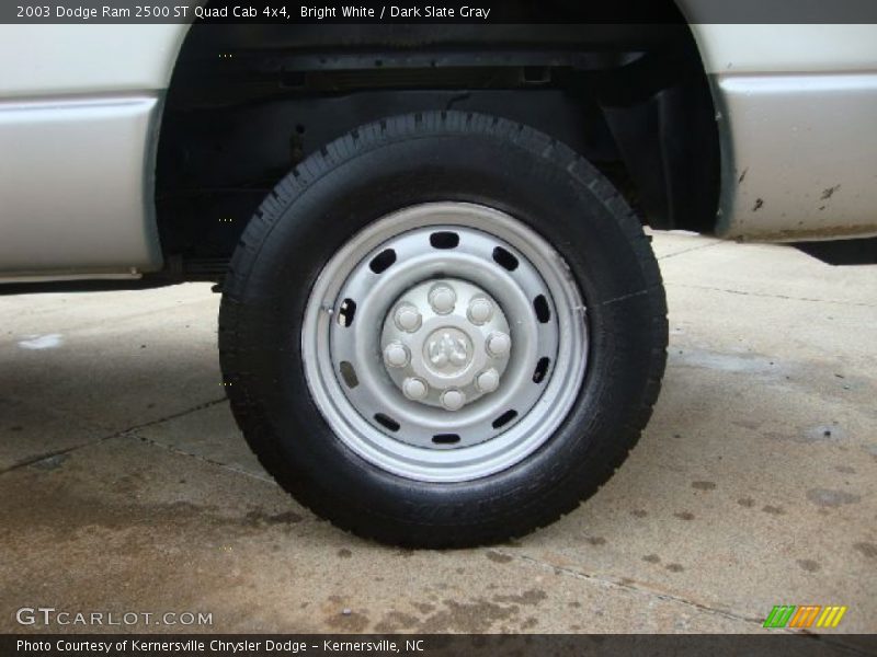Bright White / Dark Slate Gray 2003 Dodge Ram 2500 ST Quad Cab 4x4
