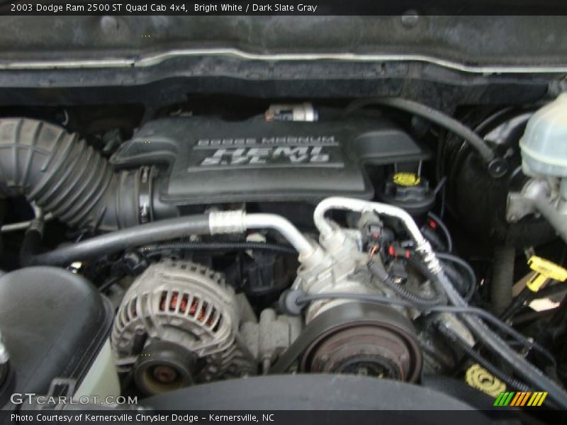 Bright White / Dark Slate Gray 2003 Dodge Ram 2500 ST Quad Cab 4x4