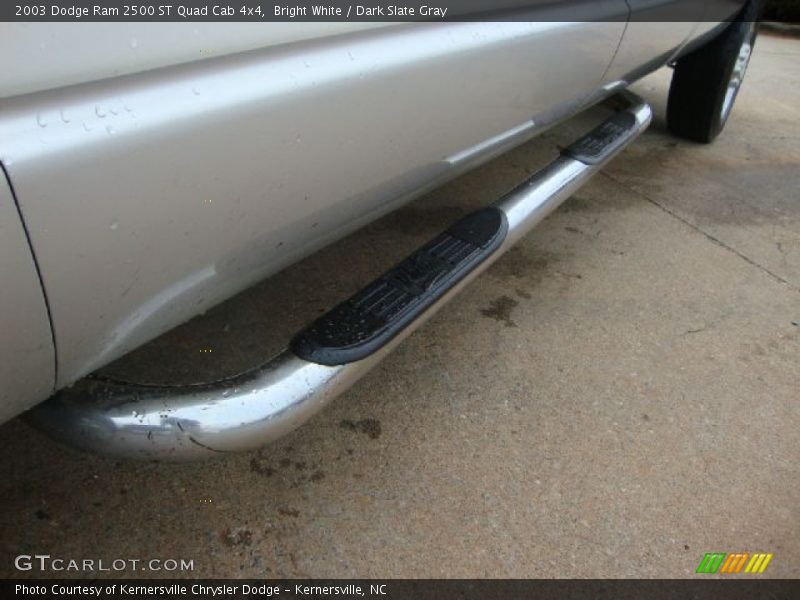 Bright White / Dark Slate Gray 2003 Dodge Ram 2500 ST Quad Cab 4x4