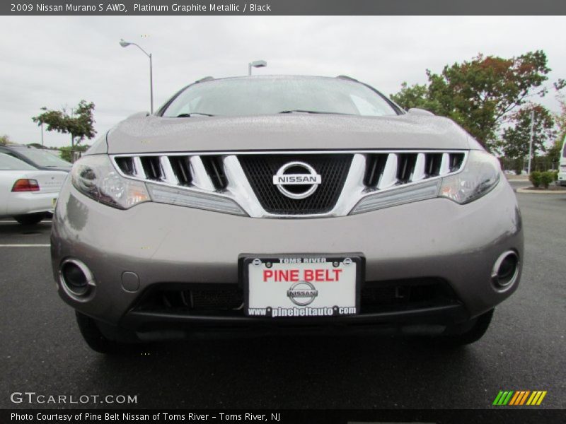 Platinum Graphite Metallic / Black 2009 Nissan Murano S AWD