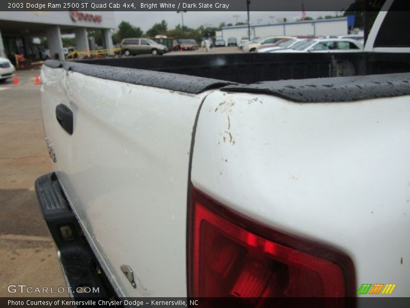 Bright White / Dark Slate Gray 2003 Dodge Ram 2500 ST Quad Cab 4x4