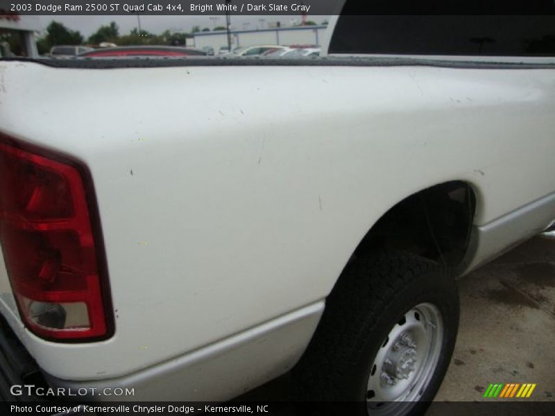 Bright White / Dark Slate Gray 2003 Dodge Ram 2500 ST Quad Cab 4x4