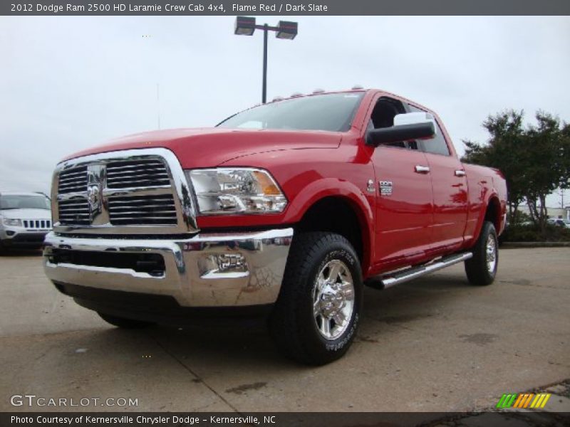 Flame Red / Dark Slate 2012 Dodge Ram 2500 HD Laramie Crew Cab 4x4