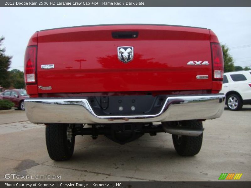 Flame Red / Dark Slate 2012 Dodge Ram 2500 HD Laramie Crew Cab 4x4