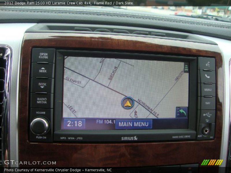 Navigation of 2012 Ram 2500 HD Laramie Crew Cab 4x4