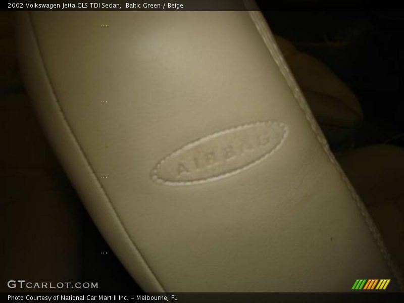 Baltic Green / Beige 2002 Volkswagen Jetta GLS TDI Sedan