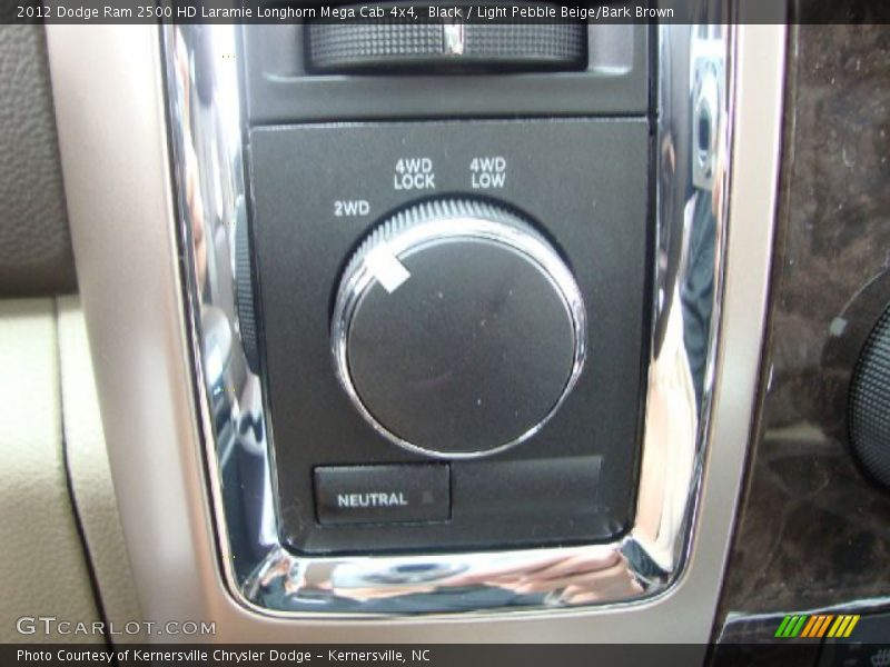 Black / Light Pebble Beige/Bark Brown 2012 Dodge Ram 2500 HD Laramie Longhorn Mega Cab 4x4