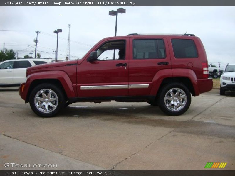 Deep Cherry Red Crystal Pearl / Dark Slate Gray 2012 Jeep Liberty Limited