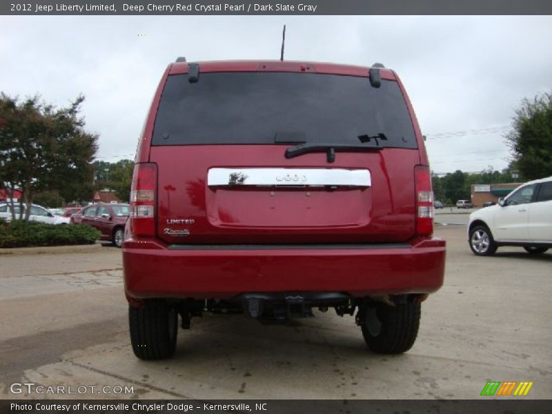 Deep Cherry Red Crystal Pearl / Dark Slate Gray 2012 Jeep Liberty Limited