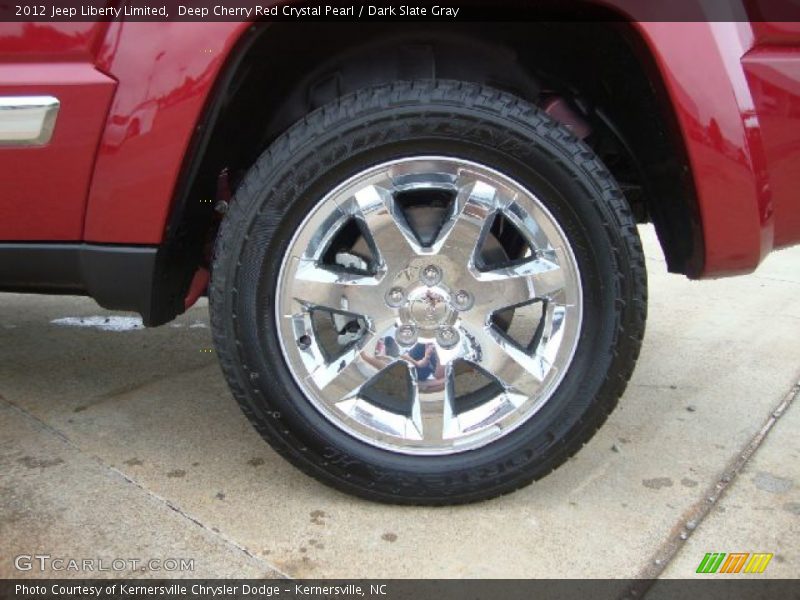 Deep Cherry Red Crystal Pearl / Dark Slate Gray 2012 Jeep Liberty Limited