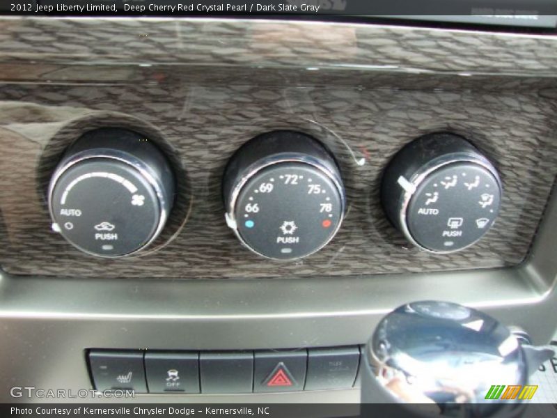 Deep Cherry Red Crystal Pearl / Dark Slate Gray 2012 Jeep Liberty Limited