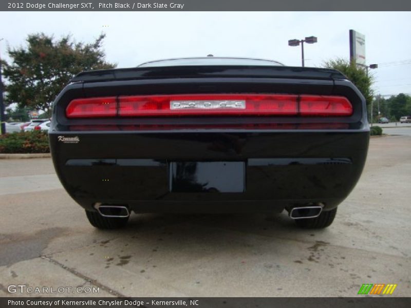 Pitch Black / Dark Slate Gray 2012 Dodge Challenger SXT