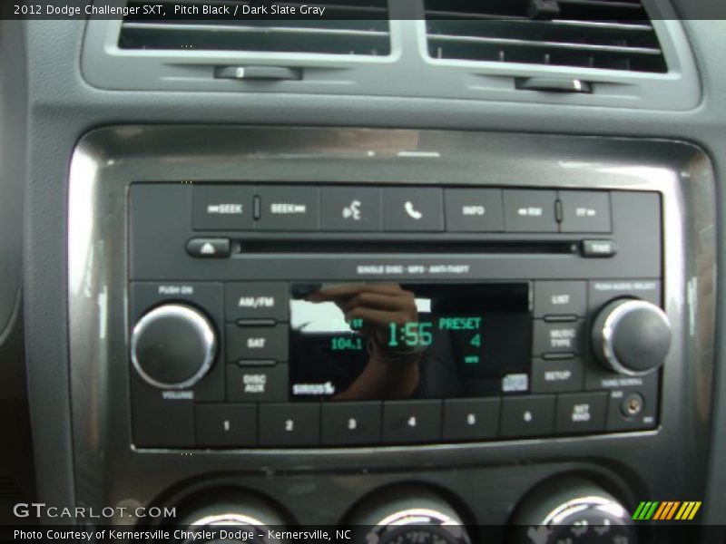 Pitch Black / Dark Slate Gray 2012 Dodge Challenger SXT