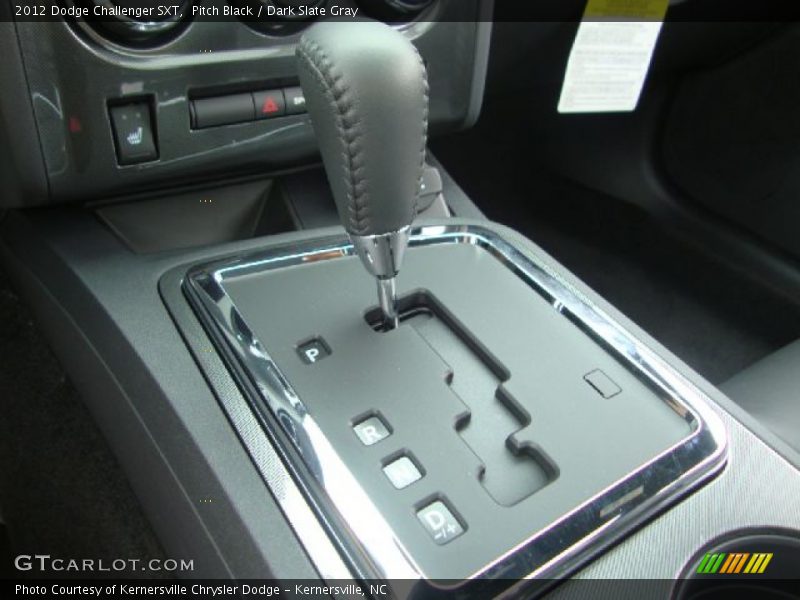 Pitch Black / Dark Slate Gray 2012 Dodge Challenger SXT