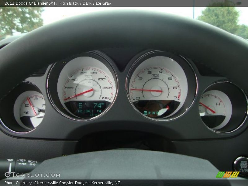 Pitch Black / Dark Slate Gray 2012 Dodge Challenger SXT
