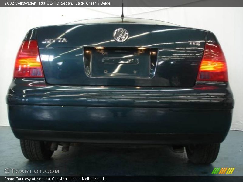 Baltic Green / Beige 2002 Volkswagen Jetta GLS TDI Sedan