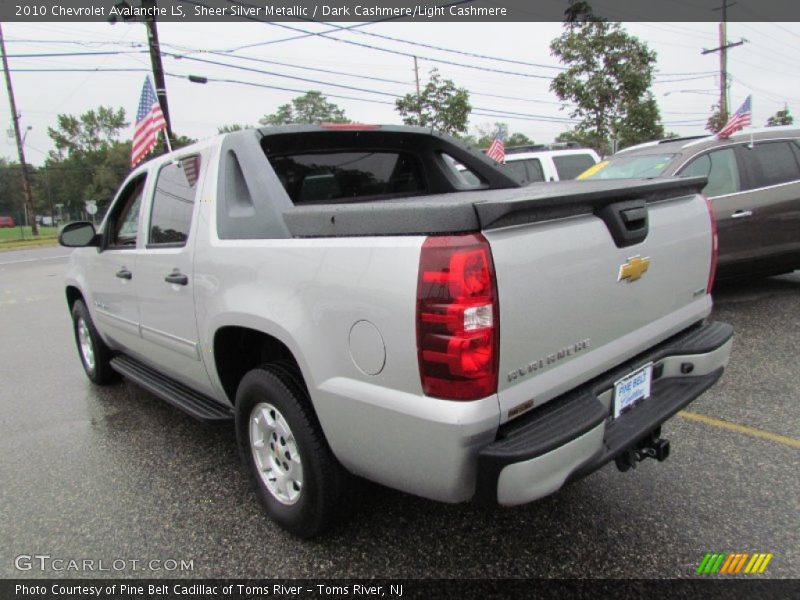 Sheer Silver Metallic / Dark Cashmere/Light Cashmere 2010 Chevrolet Avalanche LS