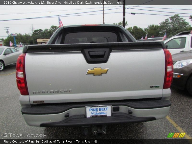 Sheer Silver Metallic / Dark Cashmere/Light Cashmere 2010 Chevrolet Avalanche LS