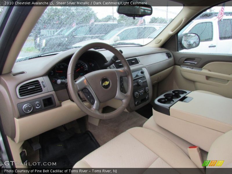 Sheer Silver Metallic / Dark Cashmere/Light Cashmere 2010 Chevrolet Avalanche LS